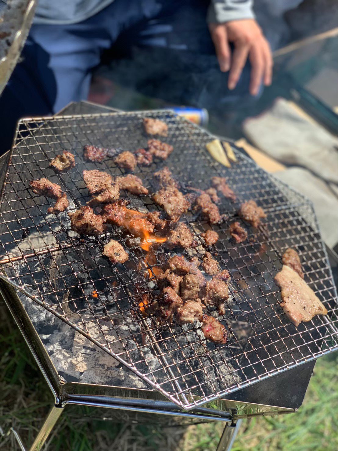 新歓BBQの写真です